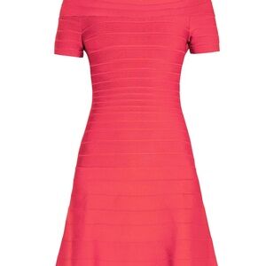 Herve Leger Pink Dress